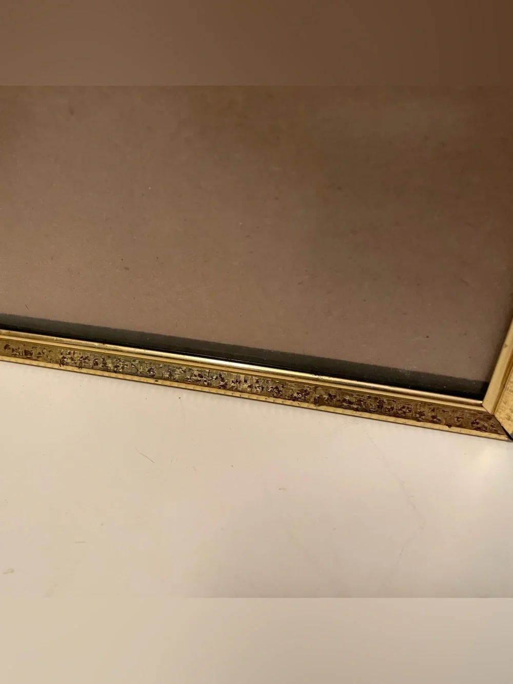 Vintage Brass Hinged Double Foldable 8x10 Photo Frame